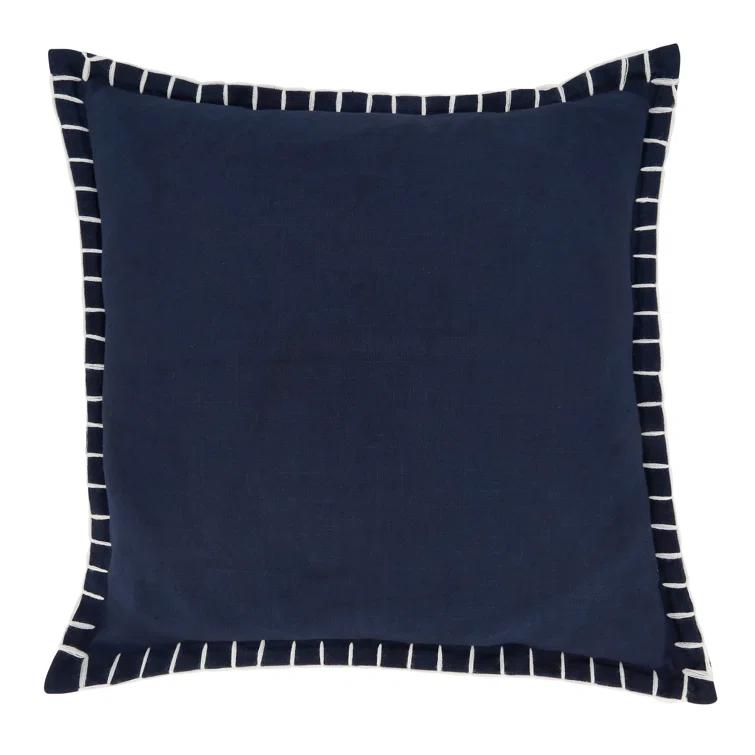 Saro Persephone Collection Cotton Throw Pillow