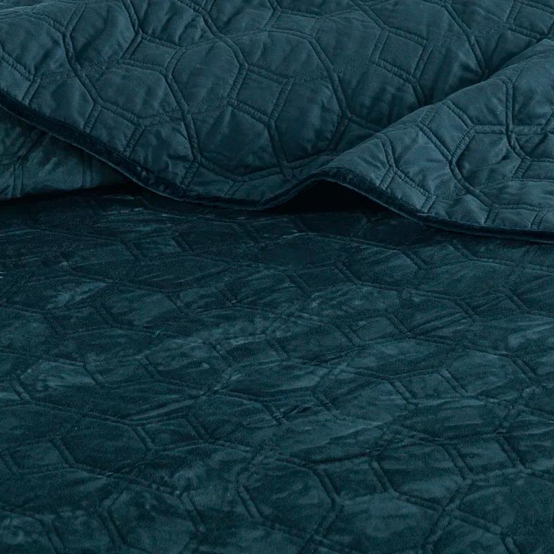 Madison Park Harper 3 Piece Velvet Quilt Set