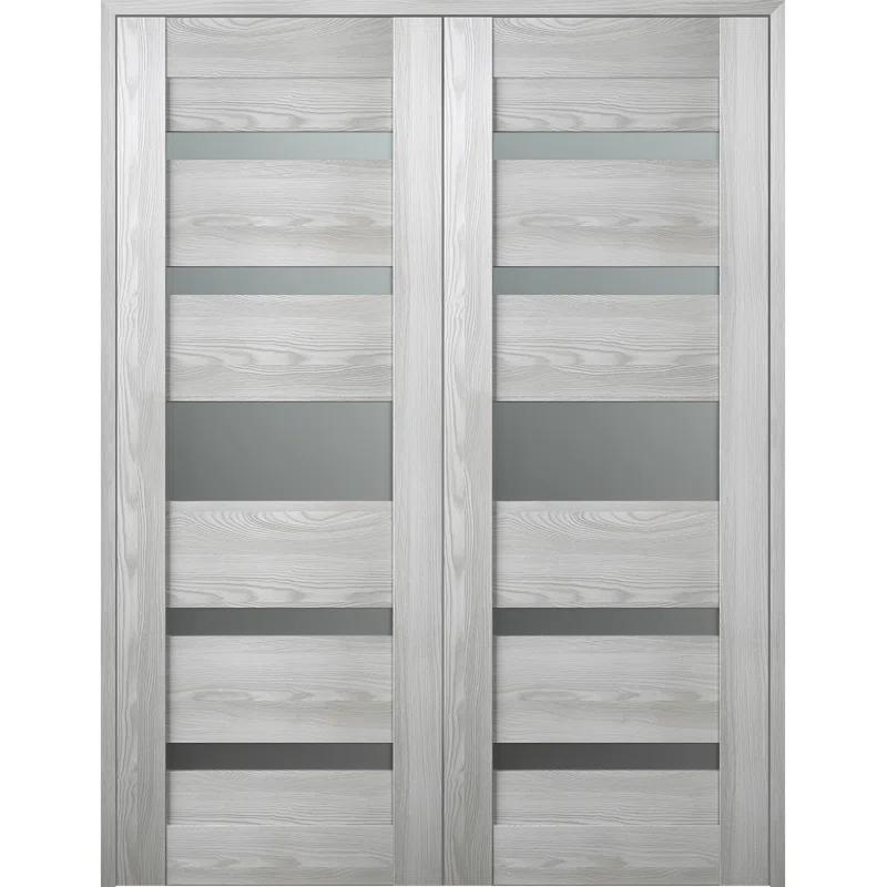 Belldinni Avon 07-05 Solid + Manufactured Wood Paneled French Doors
