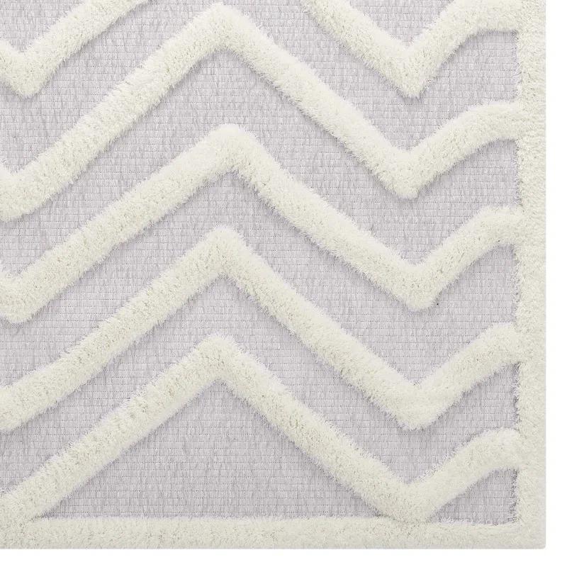 Modway Modway Pathway Abstract Chevron Shag Area Rug
