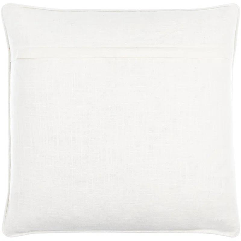 Painterly Florals Floral Cotton Throw Pillow