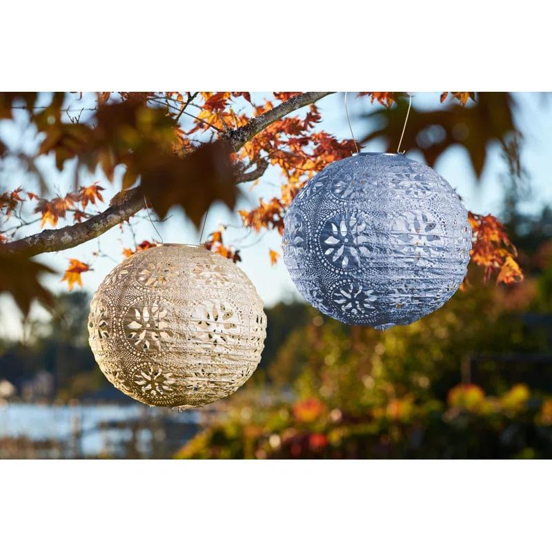 Boho Globe Solar Outdoor Lantern