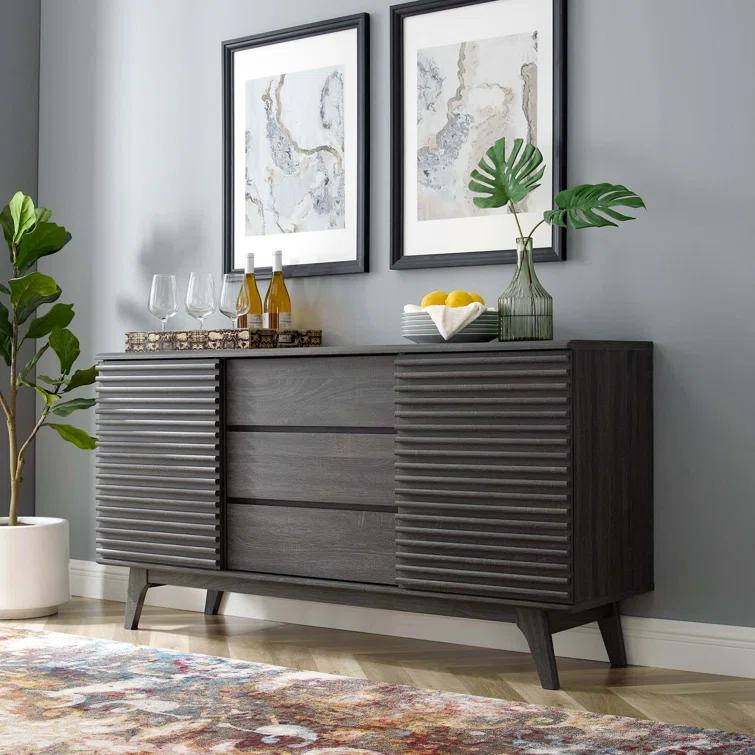 George Oliver Render 63" Sideboard Buffet Table or TV Stand