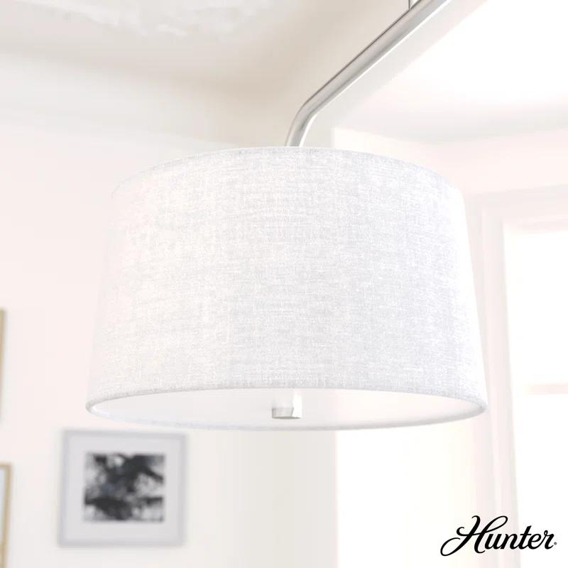 Cottage Hill 6 - Light Kitchen Island Shaded Linear Chandelier