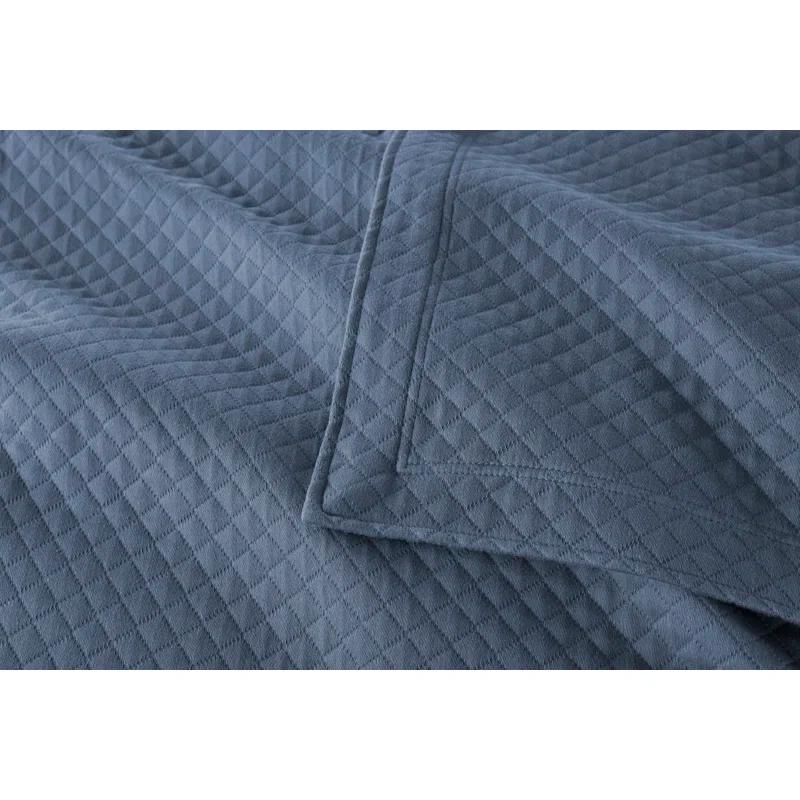 Peacock Alley Oxford Cotton Blend Coverlet