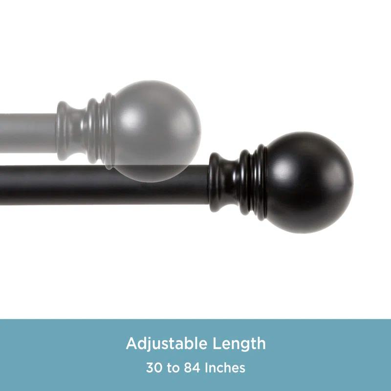 Layla 1" Single Curtain Rod