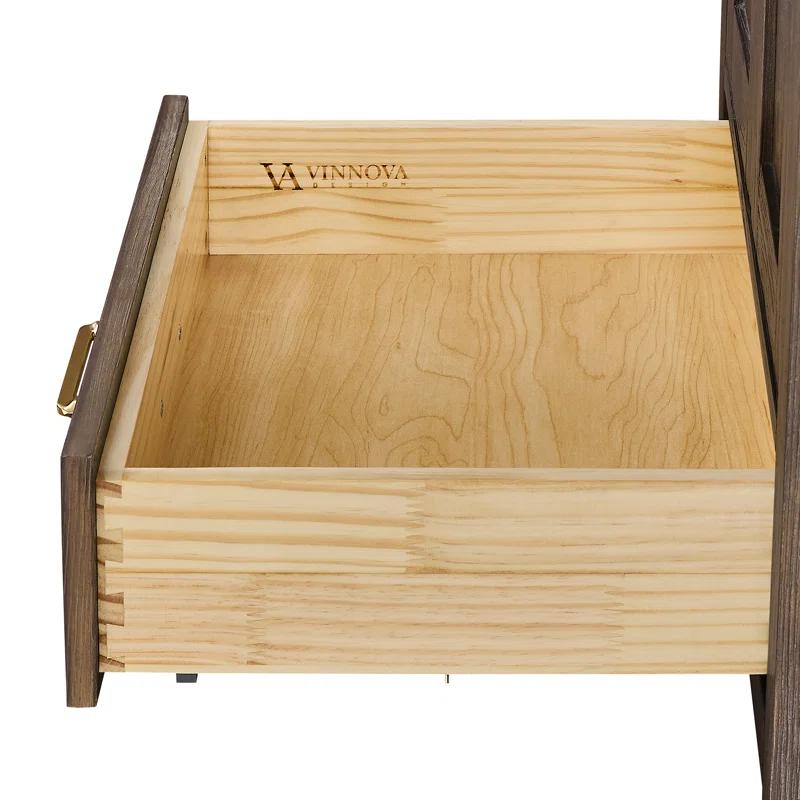 Vinnova 23.6'' Single Bathroom Vanity with Ceramic Top