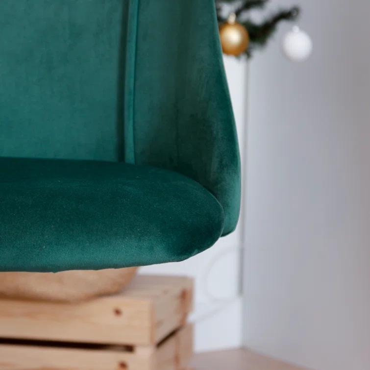 Kelly Clarkson Home Rochelle Velvet Task Chair