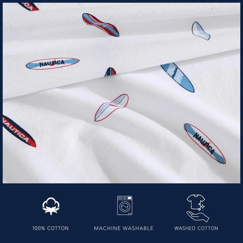 Nautica Nautica Printed Cotton Percale Sheet Sets