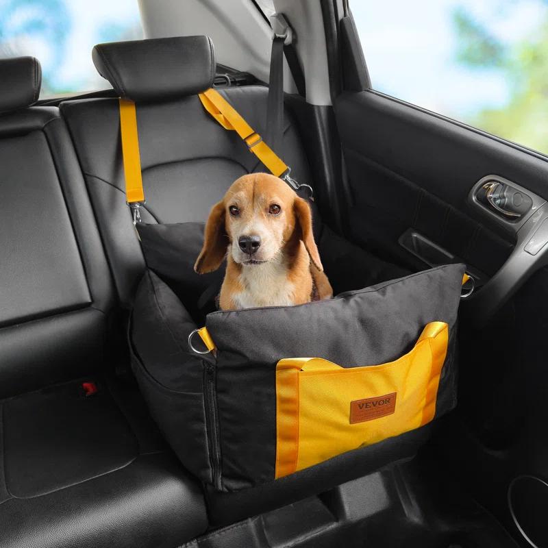 VEVOR Dog Booster Car Seat Pet Car Seat for Small Dog up to 25lbs