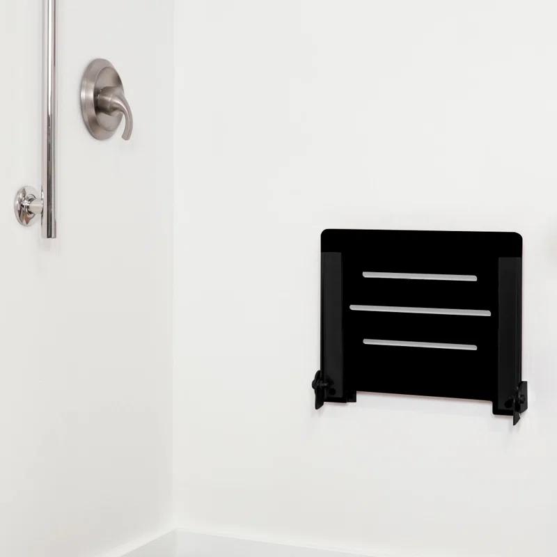 Seachrome SHAFSL-185155-PBS-S-MB SlimLine Folding Shower Bench Seat