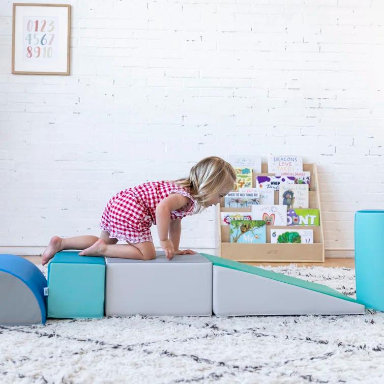 ECR4Kids SoftZone Climb and Crawl Playset, Building Blocks, 5-Piece & Reviews | Wayfair