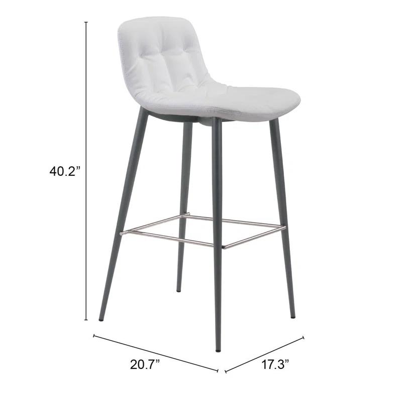 Zuo Hospitality Tangiers Upholstered Counter Stool (Set of 2)
