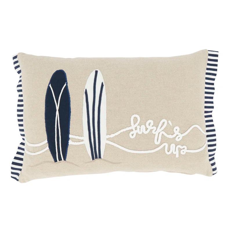 Saro Naviguer Collection Cotton Pillow Cover