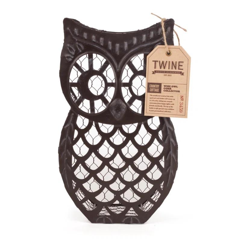 Twine Wise Owl Cork Collector