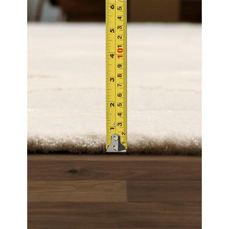 Pasargad Edgy Hand Tufted Viscose Geometric Rug