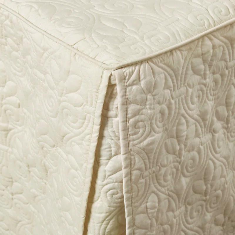Madison Park Quebec 3 Piece Split Corner Pleated Quilted Bedspread