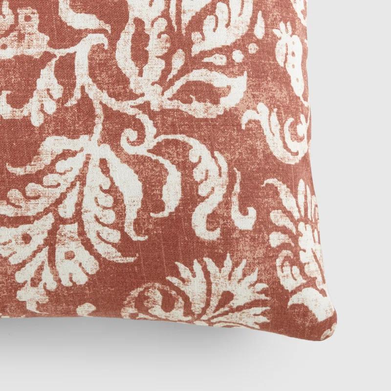 Cotton Throw Square Pillow Cover & Insert