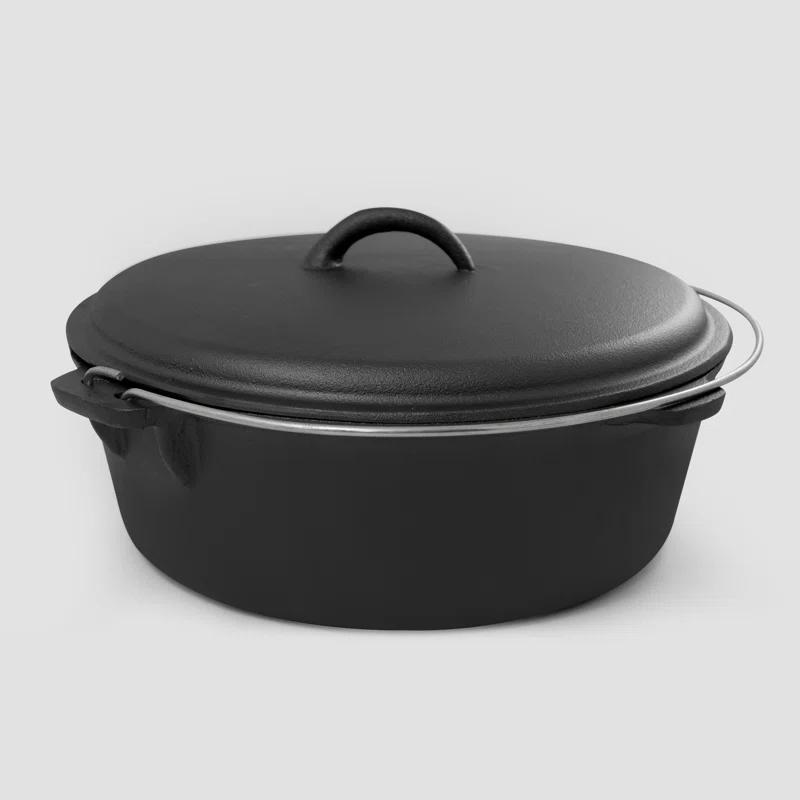 Cook Pro Cook Pro 6 Quarts Cast Iron Round Dutch Oven