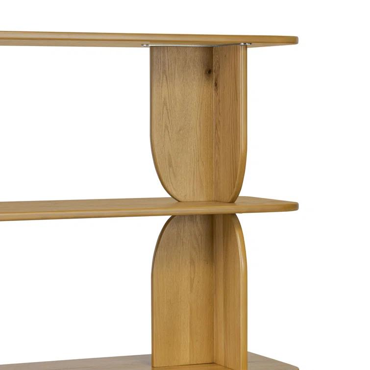 Poly & Bark Padua 62" Wood Bookshelf