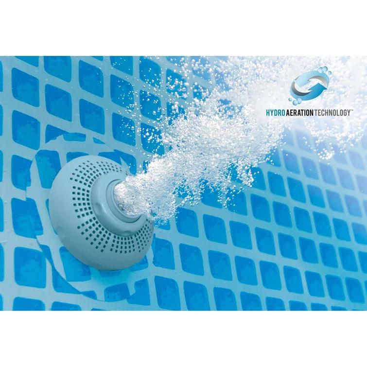 Intex Intex Metal Frame Round Above Ground Swimming Pool w/Pump