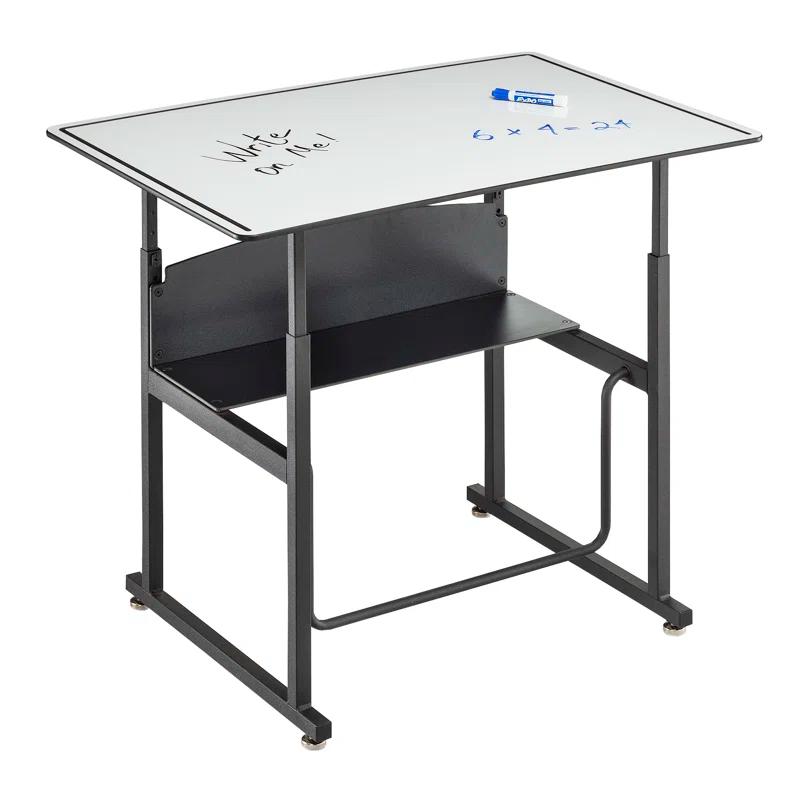 Safco Products Company AlphaBetter® Metal Adjustable Height Open Front Desk & Reviews | Wayfair