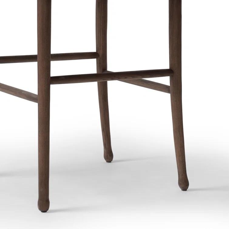 Fayth Bar and Counter Stool by Amber Lewis x Four Hands - Mahogany Leather / Bar