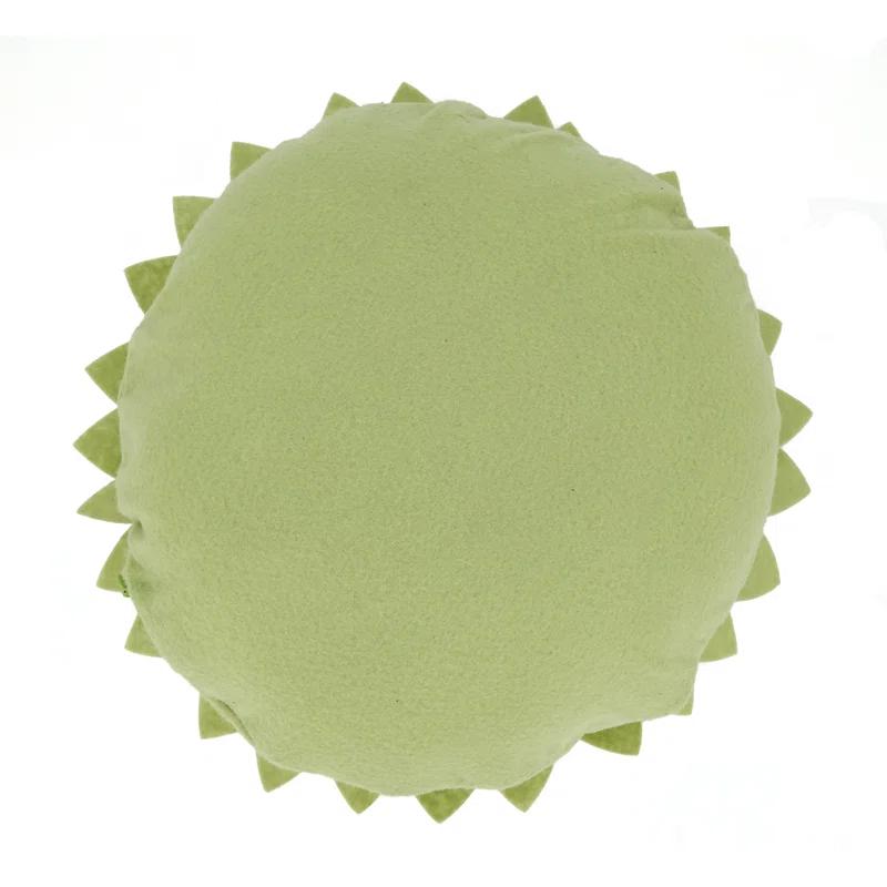 Saro Fleur De Jardin Collection Appliqued Throw Pillow