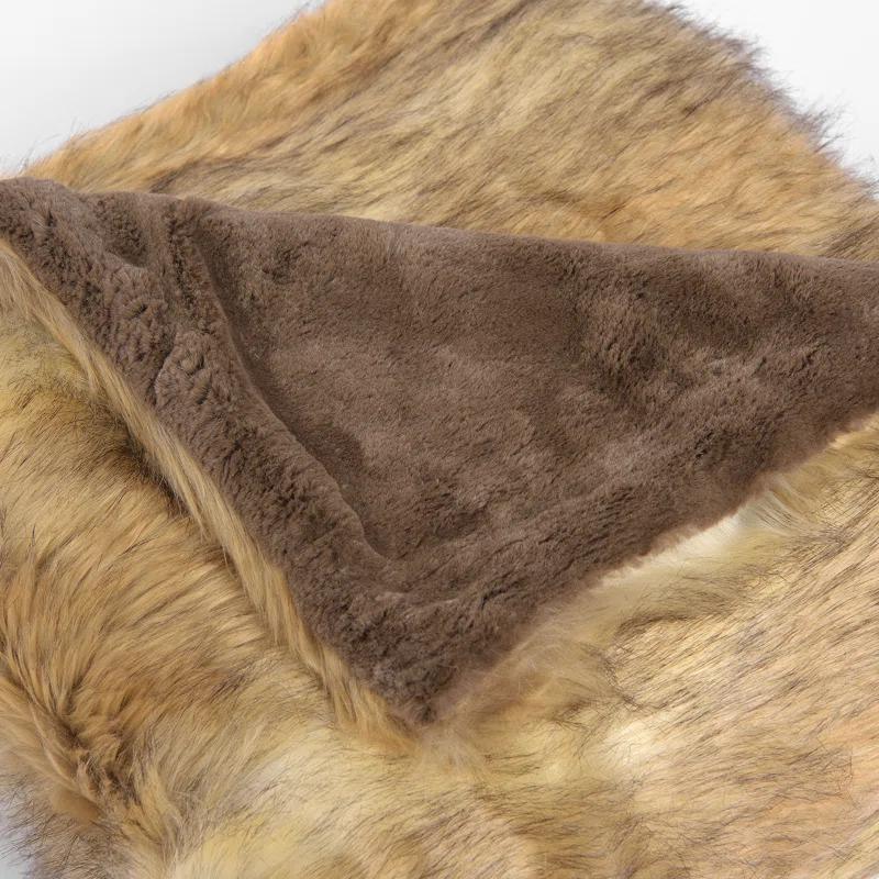 Faux Fur Throw