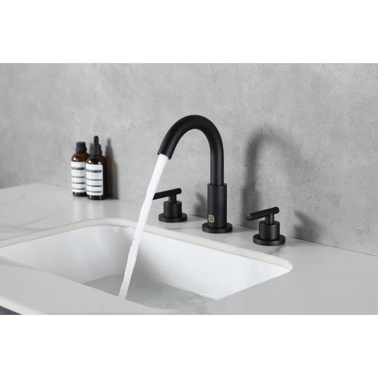Elegant Home Living Leah Widespread 2-handle Bathroom Faucet FAV-1009MBK