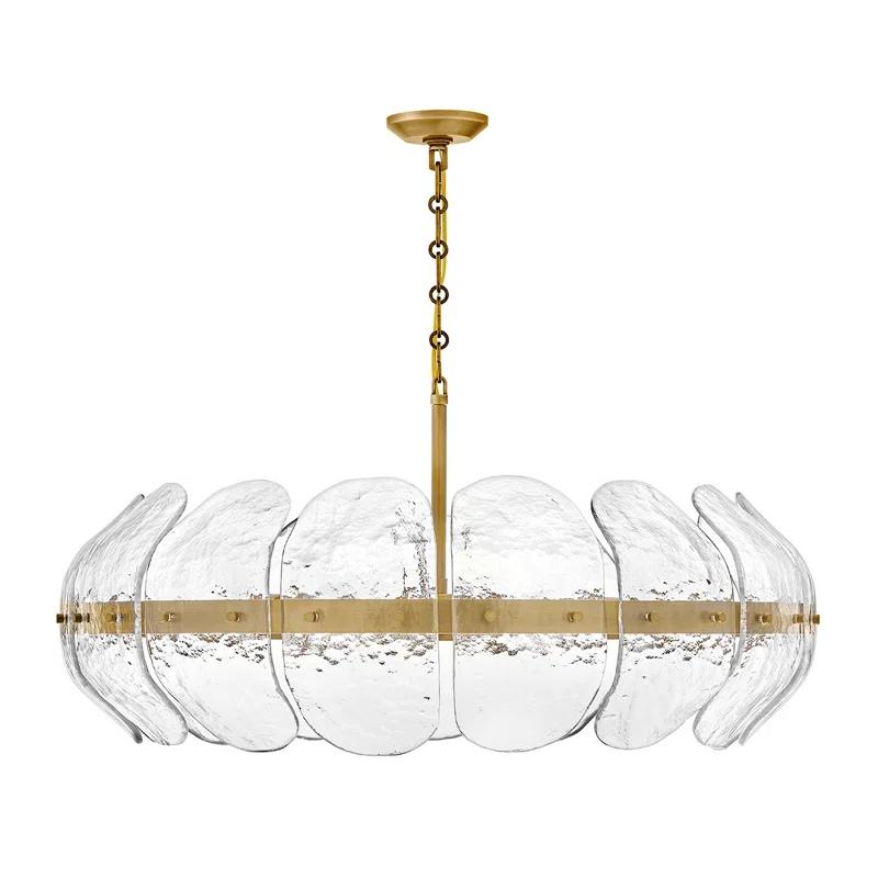Bascom Drum Chandelier - Brass / 38.5"Dia