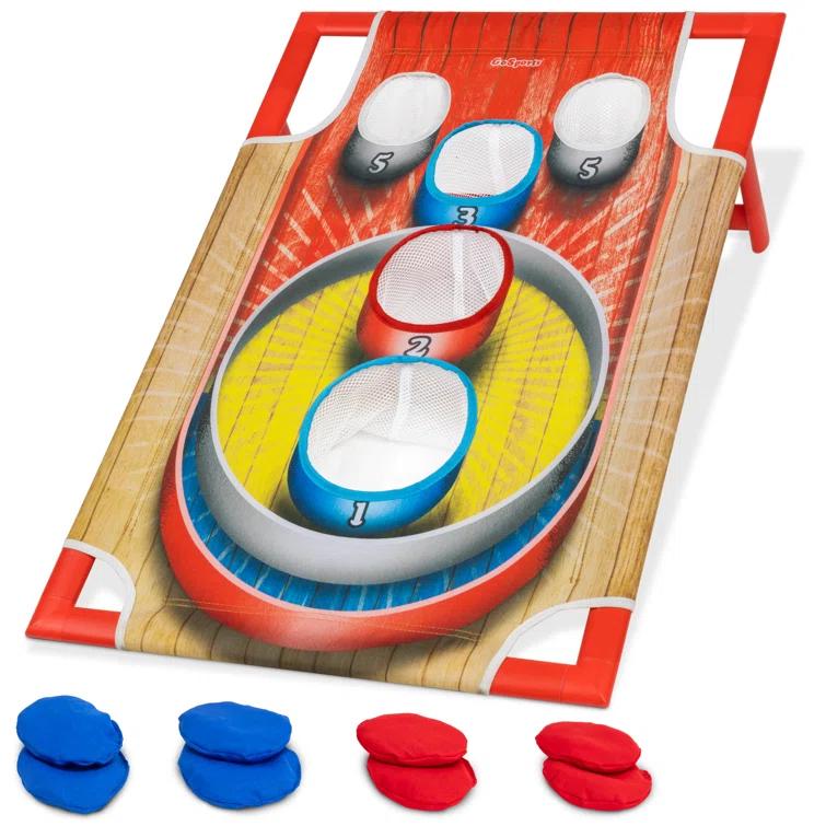 GoSports Gosports Cornhole Bean Bag Toss Game - Includes 1 Target, 8 Bean Bags, And Carrying Case