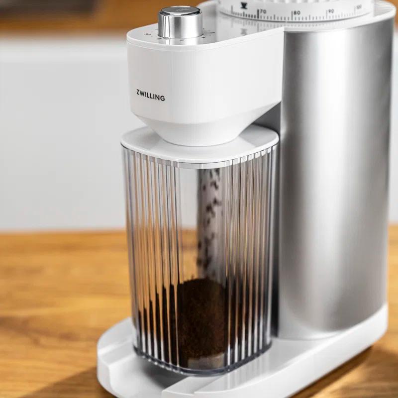 ZWILLING J.A. Henckels ZWILLING Enfinigy Burr Coffee Grinder Electric, 140 Coffee Grinding Options from Espresso to Drip Coffee