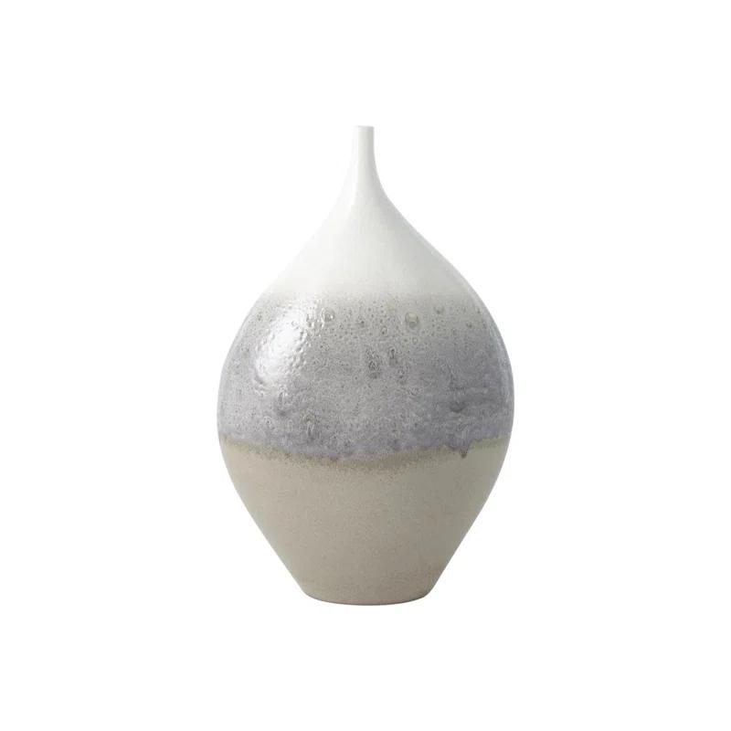 Cream Rises Vase-Wide