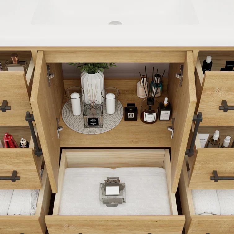 MEBO Victoria 47.2'' Single Bathroom Vanity with Acrylic Top