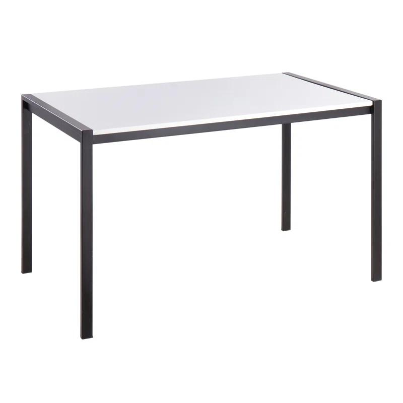 LumiSource Metal Base Dining Table