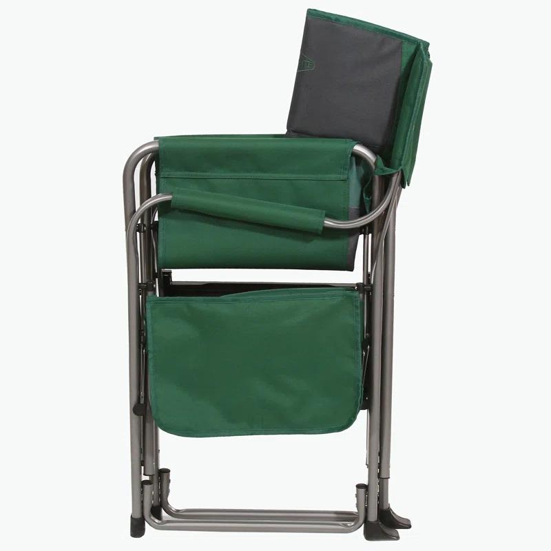 Kamp-Rite Kamp-Rite Portable Director's Chair w/Cooler, Cup Holder, & Side Table