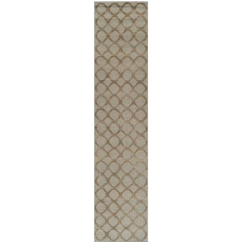 Martha Stewart Classics Silk & Wool Pile Geometric Rug