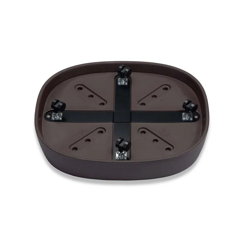 Crescent Garden Pebble Modern Durable Plant Caddy