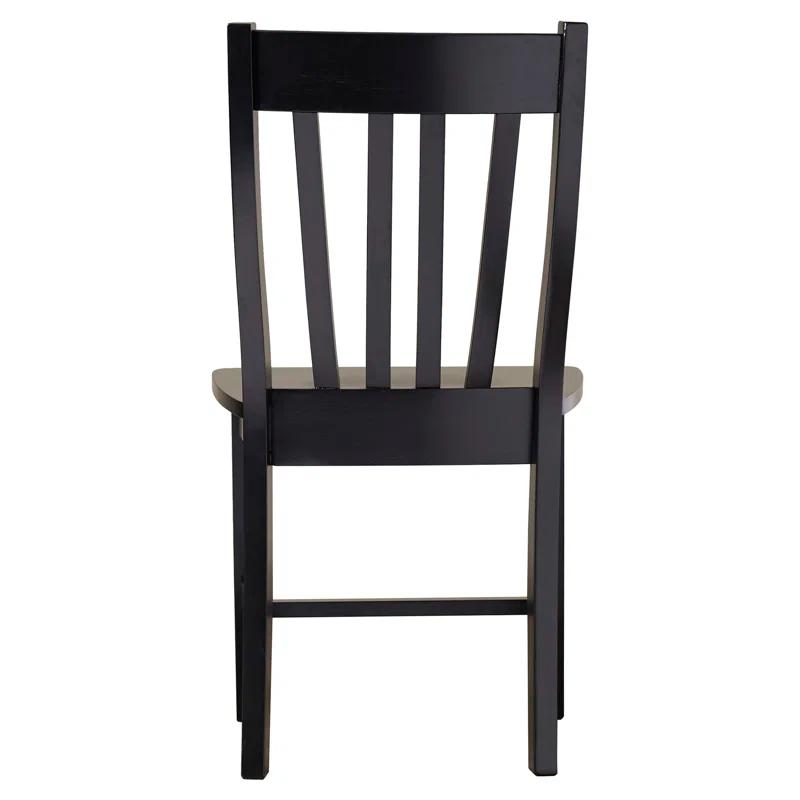 August Grove® Toby 18.5'' H Solid Wood Side Chair (Set of 2)