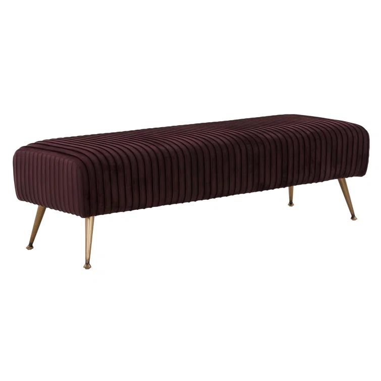 Willa Arlo™ Interiors Thornbury Velvet Upholstered Bench