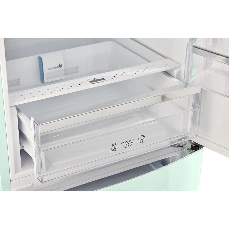 Unique Appliances Classic Retro 24 In 12 Cu.ft Bottom Mount Fridge Auto Defrost, Energy Star Certified, Counter Depth UGP-340L LG AC