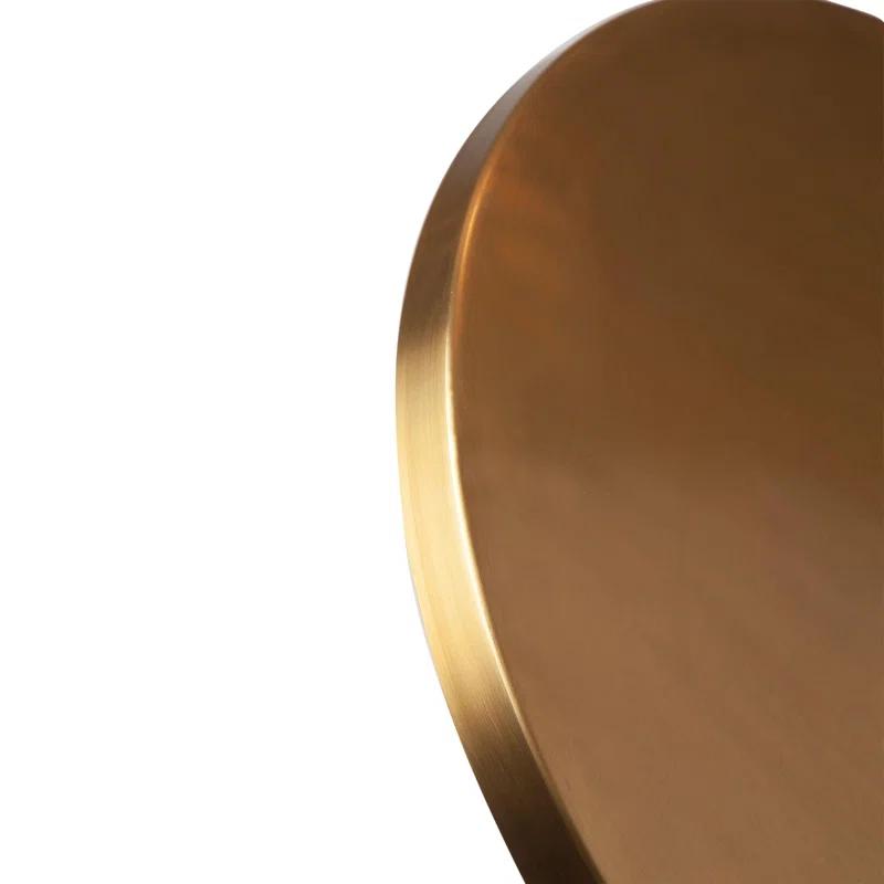 Global Views Plaid Etched Tray-Antique Brass