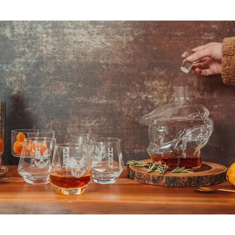 Ukonic 6 Piece Whiskey Decanter Set