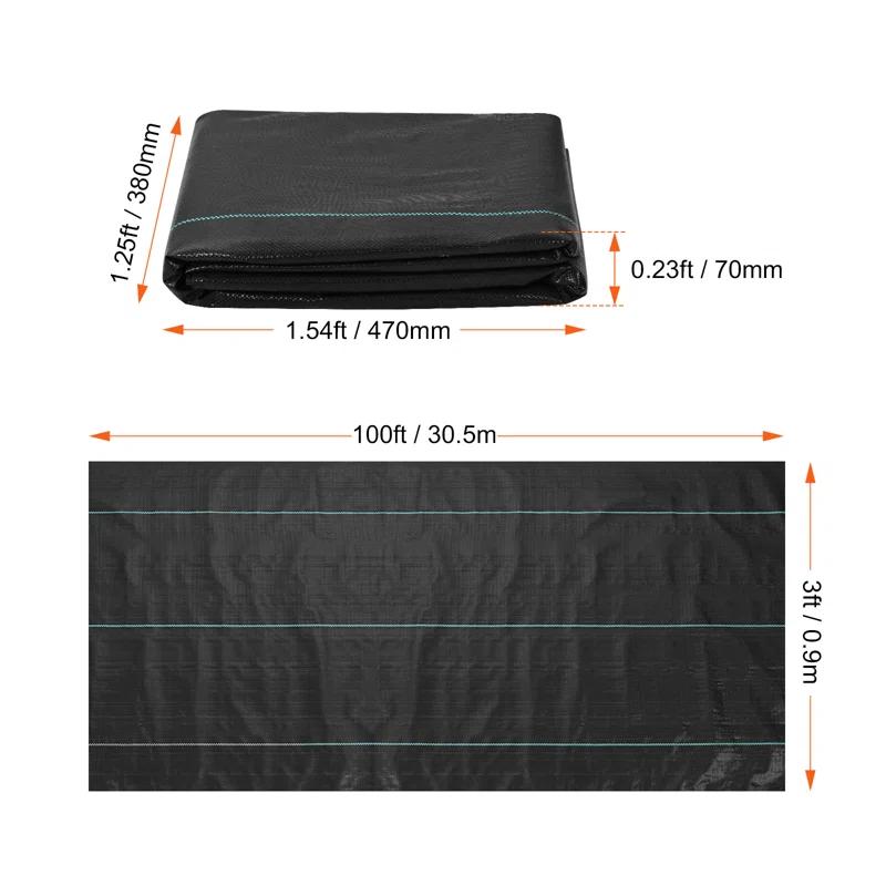 VEVOR VEVOR Landscape Fabric Garden Weed Barrier Driveway Fabric