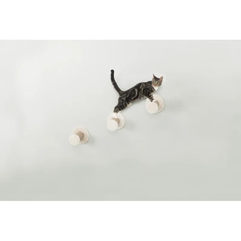 TRIXIE TRIXIE Wall Mount Cat Climbing Steps, Cat Furniture, Scratching Post, 3pcs