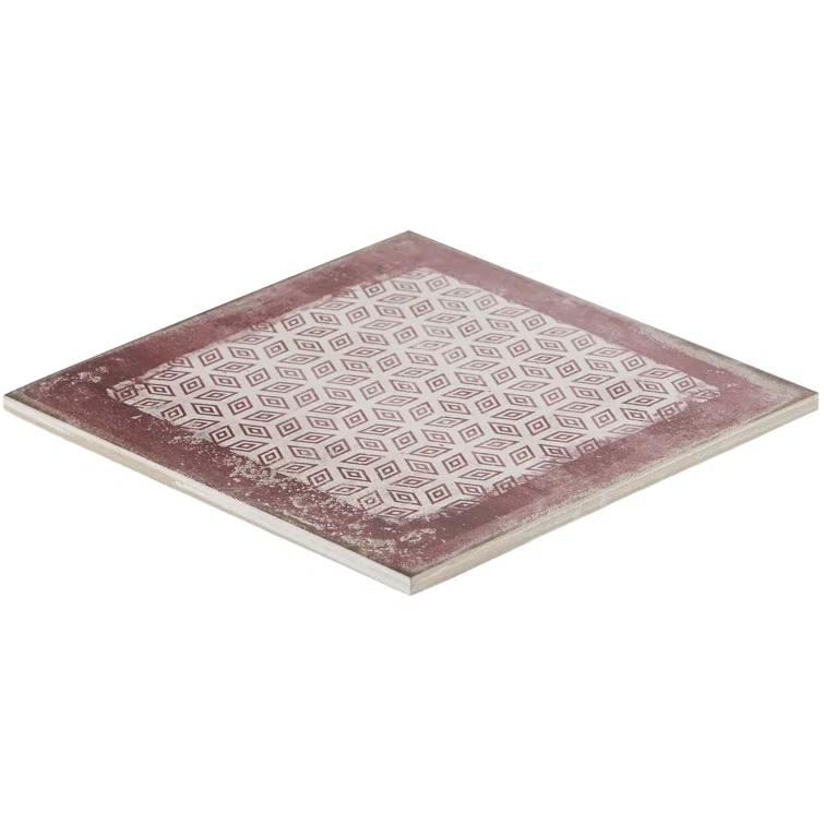Bond Tile 8" x 8" Encaustic Patterned Look Wall & Floor Tile