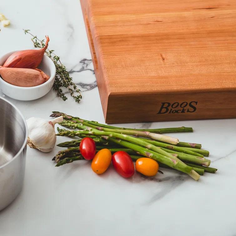 John Boos Wood Edge Grain Reversible Cutting Board