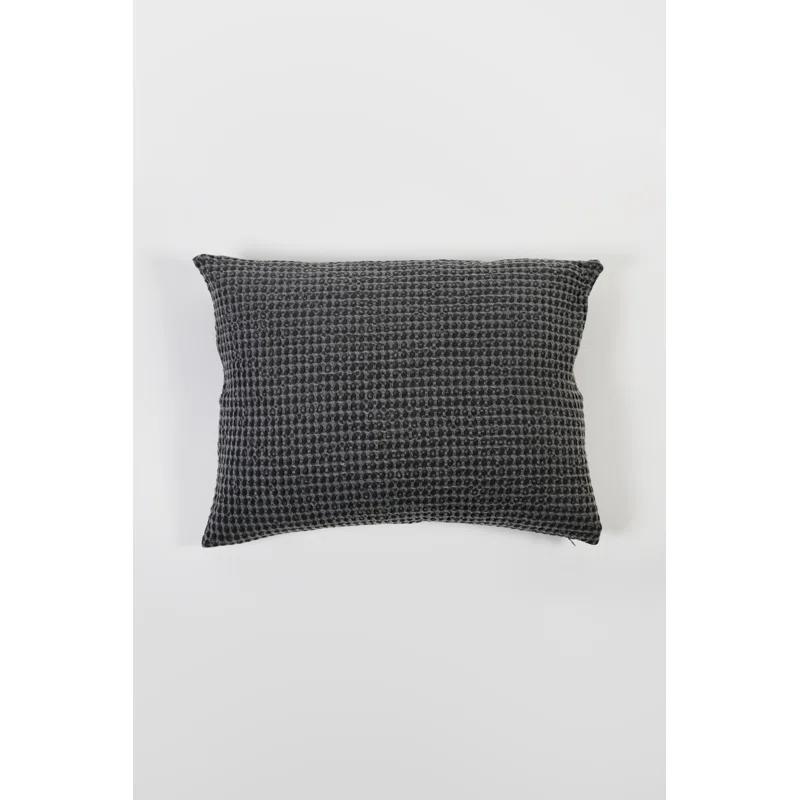 Zuma Cotton Waffle Weave Sham by Pom Pom at Home - Natural / King