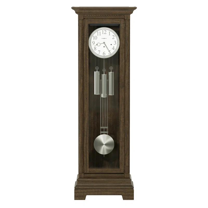 Howard Miller® Scott 80.25'' H Oak Solid Wood Grandfather Clock